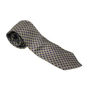 Ike Behar Silk Purple and Yellow Silk Dotted Tie
